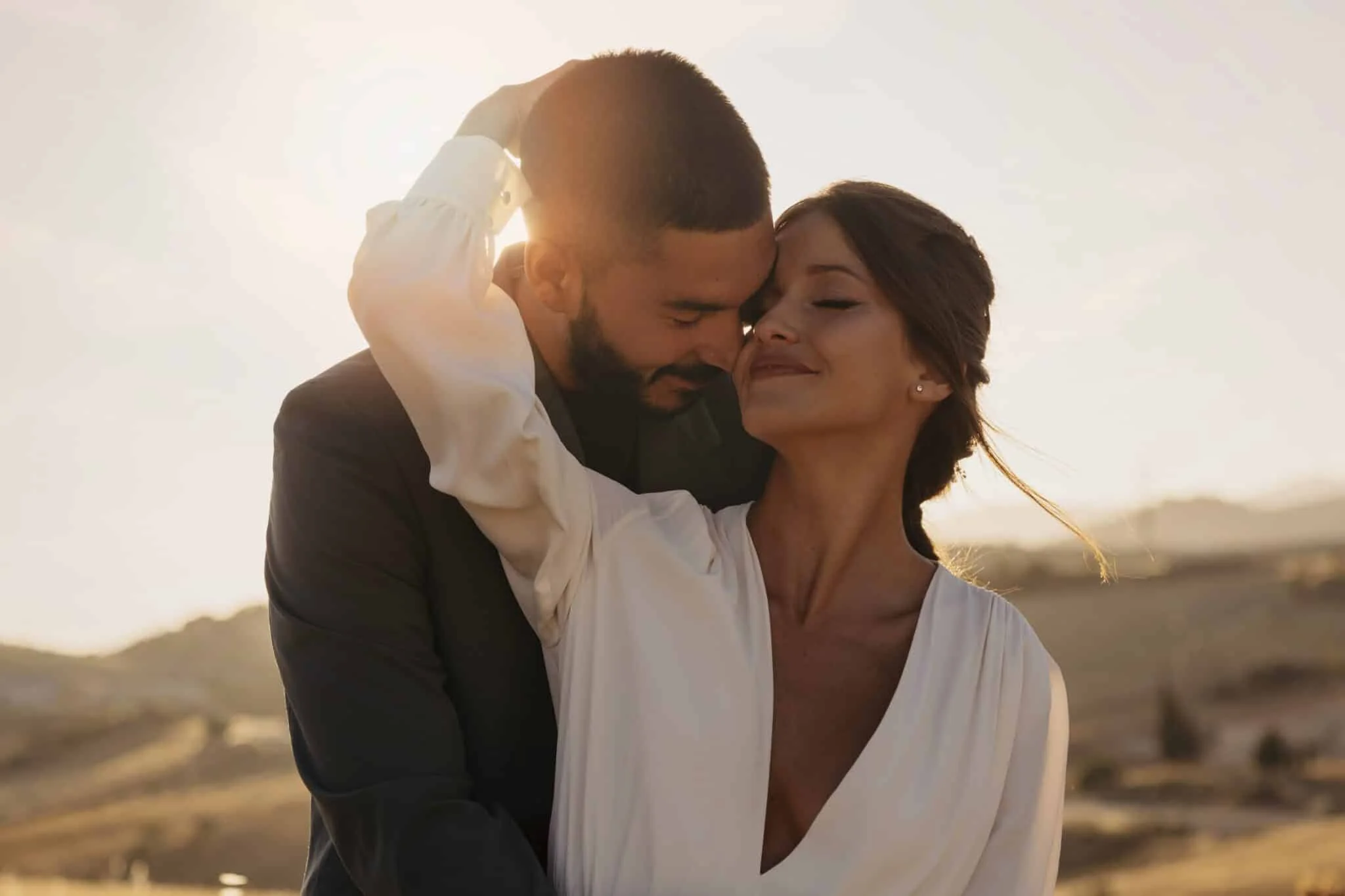 Original favourite couple photo before Eden Portraits artwork transformation
